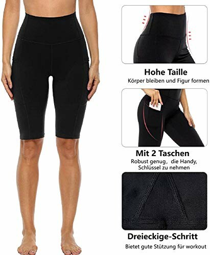 Anwell Damen Kurze Leggings